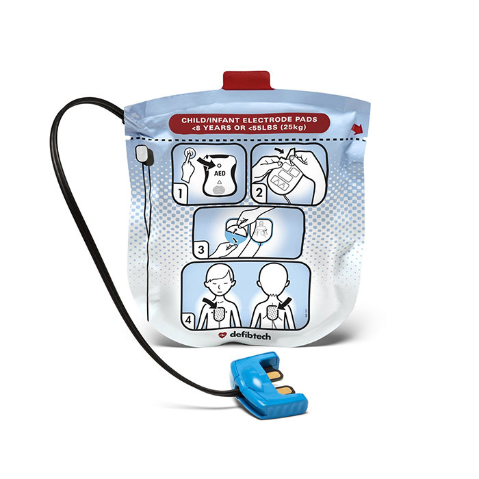 Defibtech Lifeline View Pediatric AED Replacement Pads Supplier in Dubai UAE