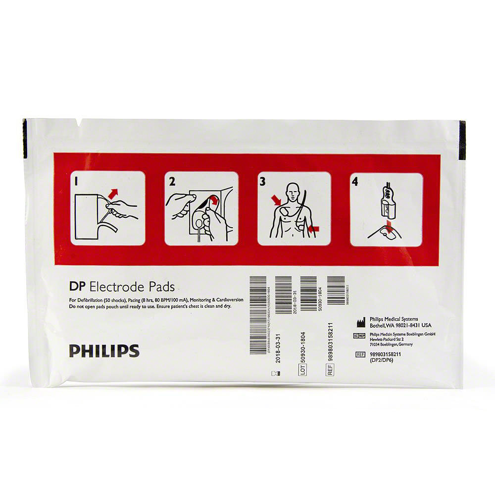 Philips FR or FR2 or FR2 Plus Adult Defibrillator Pads Supplier in Dubai UAE